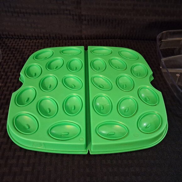 Pampered Chef Large Square Cool&Serve Tray Fruit/Veggie/Chips Dip Deviled Eggs - Picture 8 of 13
